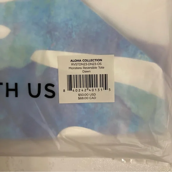 NEW ALOHA Collection “Monstera” Reversible Tote in “Dawn” - Picture 9 of 9